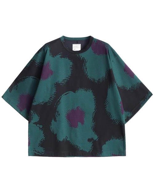 「SHAREEF」 半袖Tシャツ 2 パープル メンズ