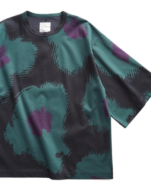 「SHAREEF」 半袖Tシャツ 2 パープル メンズ