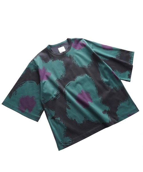 「SHAREEF」 半袖Tシャツ 2 パープル メンズ