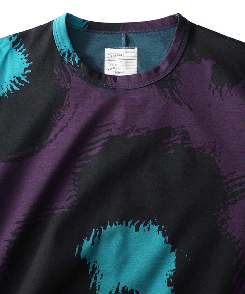 「SHAREEF」 半袖Tシャツ 2 パープル メンズ
