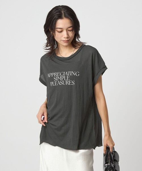 green label relaxing tシャツ シアー ロゴ ショートスリーブ T