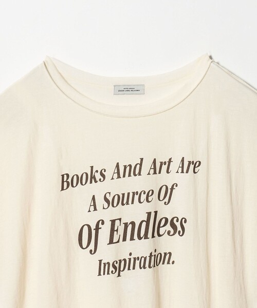 green label relaxing tシャツ シアー ロゴ ショートスリーブ T