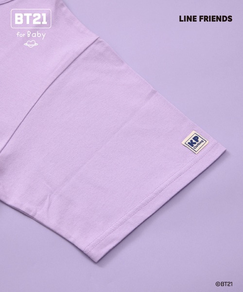 KP tシャツ 半袖 「BT21」プリント＆刺しゅう半袖Tシャツ(大人