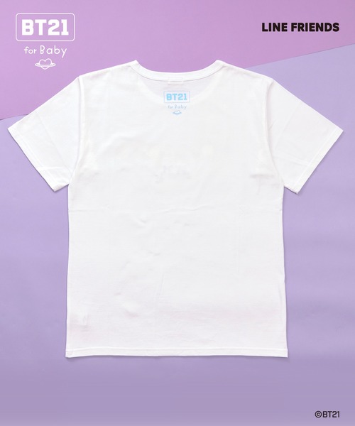 KP(キッズ) tシャツ 「BT21」プリント＆刺しゅう半袖Tシャツ