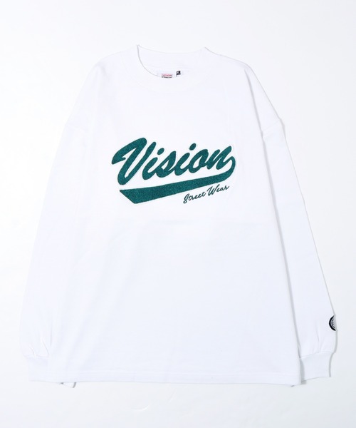 「VISION STREET WEAR」 長袖Tシャツ L パープル メンズ