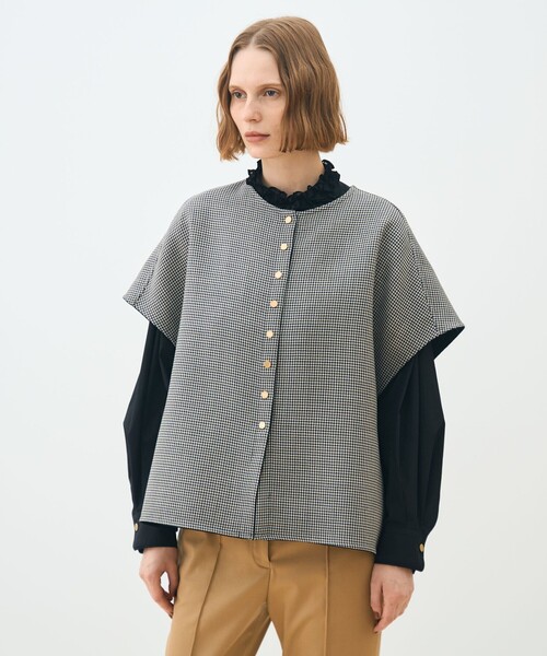TOMORROWLAND collection ベスト ジレ ガンクラブトゥースリバー 4-way