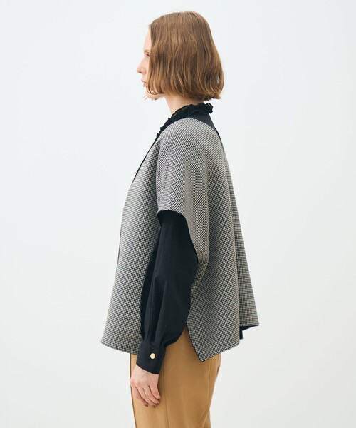 TOMORROWLAND collection ベスト ジレ ガンクラブトゥースリバー 4-way