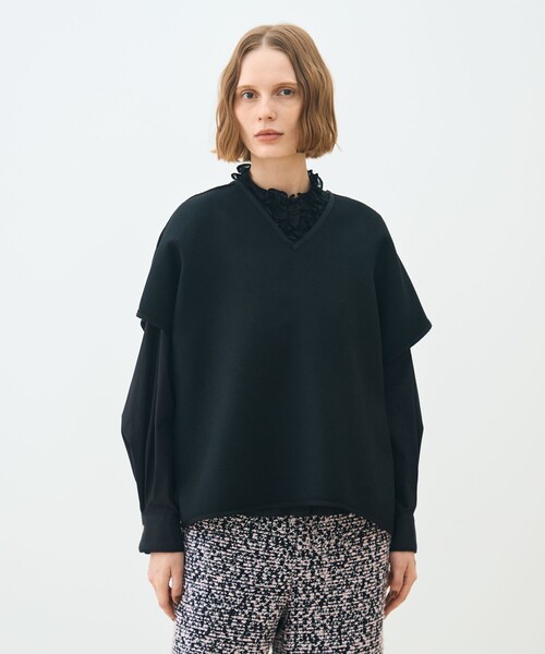 TOMORROWLAND collection ベスト ジレ ガンクラブトゥースリバー 4-way