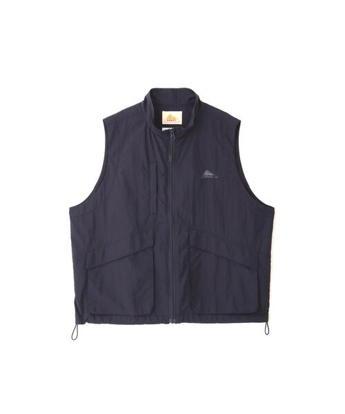 「KELTY」 ナイロンベスト「HUMAN WOMANコラボ」 MEDIUM イエロー レディース