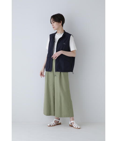 「KELTY」 ナイロンベスト「HUMAN WOMANコラボ」 MEDIUM イエロー レディース