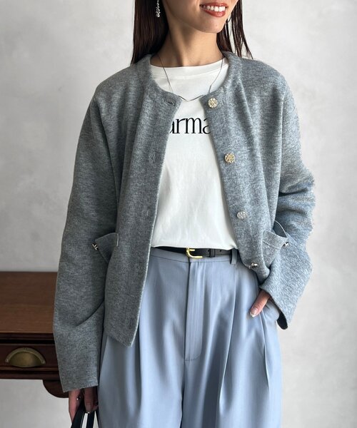 Chez toi（シェトワ） カーディガン 軽ニットカーディガン レディース