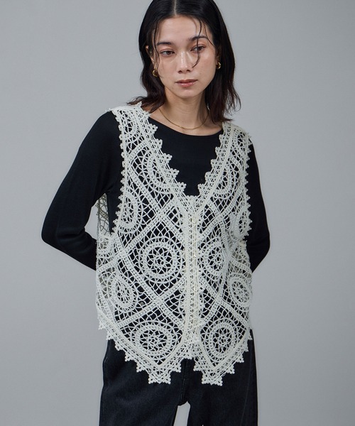 SALON adam et rope'（サロン アダム エ ロペ） ベスト ジレ エン