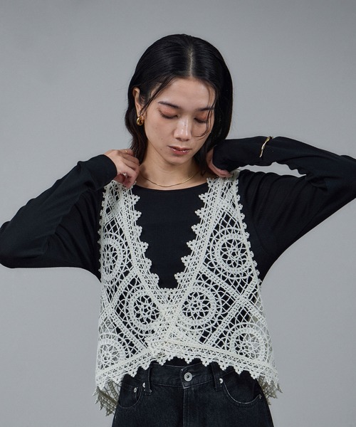 SALON adam et rope'（サロン アダム エ ロペ） ベスト ジレ エン