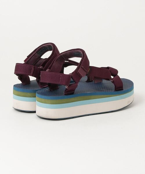 「Teva」 フラットサンダル 24cm ブルー レディース_画像2