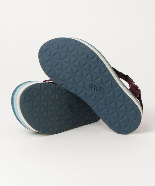 「Teva」 フラットサンダル 24cm ブルー レディース_画像3