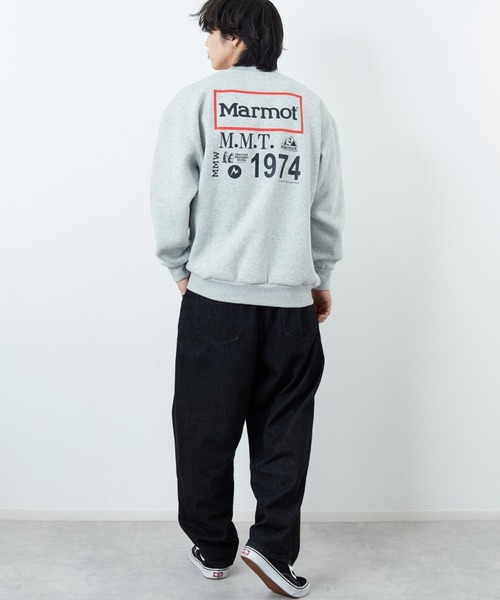 トレーナー スウェット 「Marmot/マーモット」 別注 ヒストリーロゴ バックプリントスウェット レディース メンズ_11