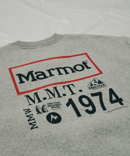 トレーナー スウェット 「Marmot/マーモット」 別注 ヒストリーロゴ バックプリントスウェット レディース メンズ_7