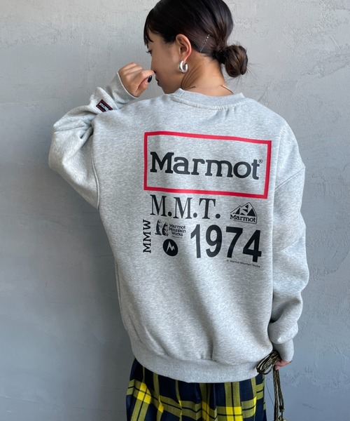 Marmot（マーモット） トレーナー スウェット 別注 ヒストリーロゴ