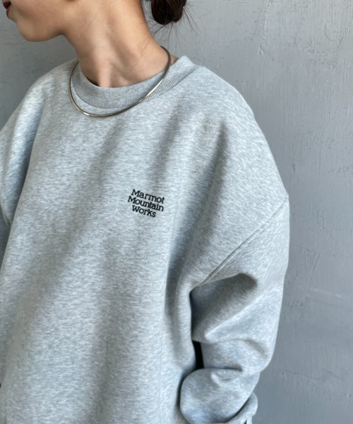 トレーナー スウェット 「Marmot/マーモット」 別注 ヒストリーロゴ バックプリントスウェット レディース メンズ_21