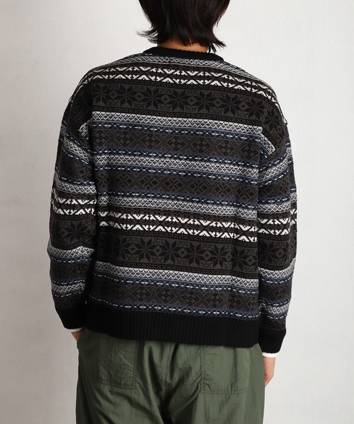 WESTSEA（ウエストシー） セーター ニット 7G ジャガード ノルディック