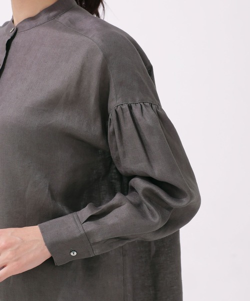 「NANO universe」 長袖チュニック 38 ブルー レディース_画像5