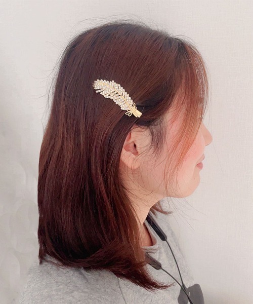 shoppinggo ヘアクリップ ヘアピンセット 3タイプ パール ヘアクリップ