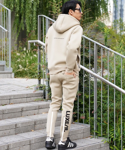 未使用 LUXE/R スポンジ ジップパーカー ジョガーパンツ セットアップ