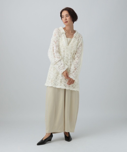 LEPSIM（レプシィム） tシャツ モールレーススキッパーチュニック