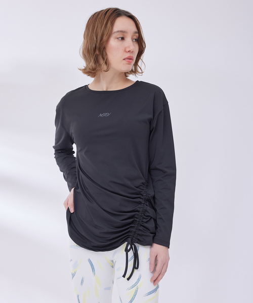 「NERGY」 長袖カットソー FREE ホワイト レディース_画像2