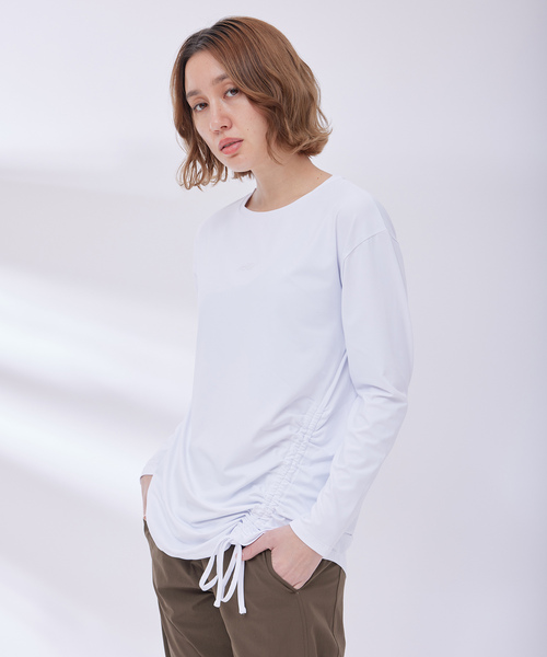 「NERGY」 長袖カットソー FREE ホワイト レディース_画像9