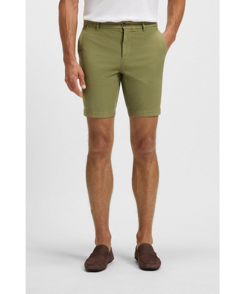 BOSS（HUGO BOSS） パンツ スリムフィット ショートパンツ ストレッチ