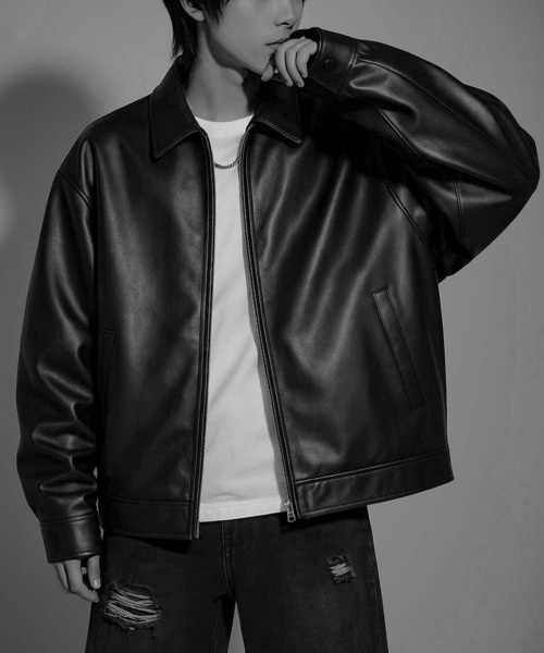 VIBGYOR 革ジャン ライダース 「Korea Select」 オーバーサイズ