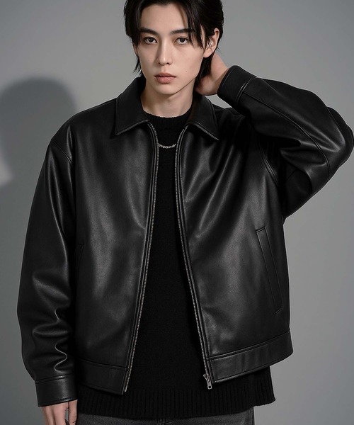 VIBGYOR 革ジャン ライダース 「Korea Select」 オーバーサイズ