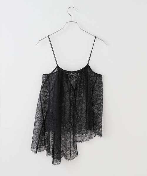 NOBLE（ノーブル） キャミソール 「追加」ラッセルレースギャザー