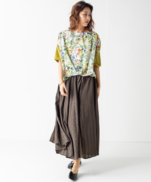 「MILLION CARATS」 「style4」フレアスカート FREE チャコールグレー レディース_画像2