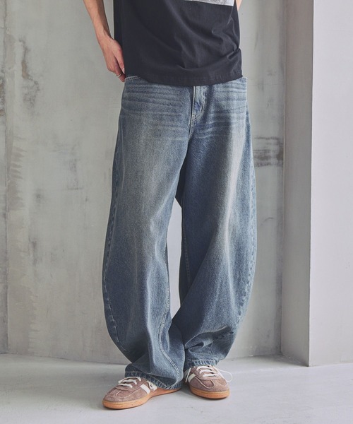PBLIM ワイドパンツ ジーンズ デニム デニムパンツ 「UNISEX/3サイズ 