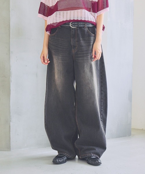PBLIM ジーンズ デニム デニムパンツ 「UNISEX/3サイズ展開」バルーン