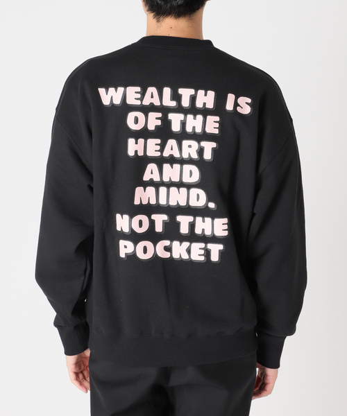 「BILLIONAIRE BOYS CLUB」 スウェットカットソー SMALL ブラック メンズ_画像4