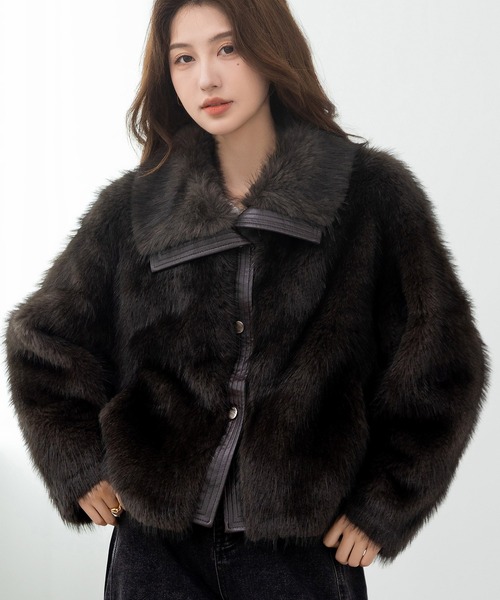 DAY CLOSET ブルゾン アウター 「ショート丈/厚手」ふわっとリッチに冬