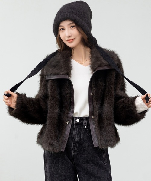 DAY CLOSET ブルゾン アウター 「ショート丈/厚手」ふわっとリッチに冬