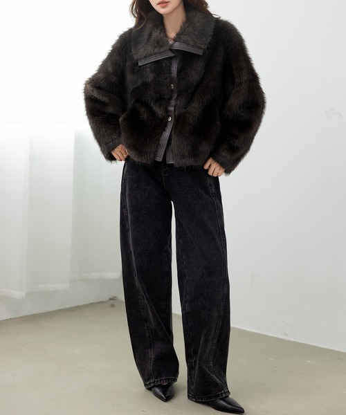 DAY CLOSET ブルゾン アウター 「ショート丈/厚手」ふわっとリッチに冬