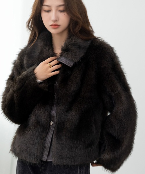 DAY CLOSET ブルゾン アウター 「ショート丈/厚手」ふわっとリッチに冬
