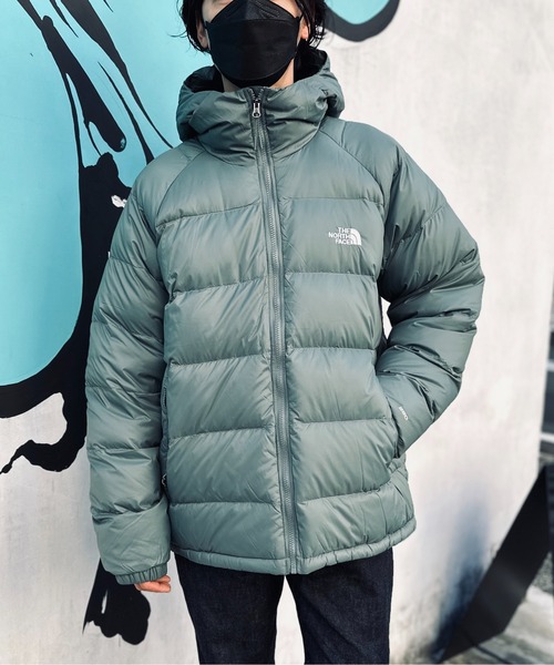 美品THE NORTH FACE グリーン ダウンジャケット 160cm THE NORTH FACE 「THE FACE」 ダウンジャケット M グリーン レディース