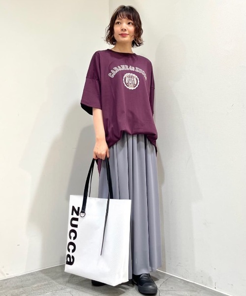 「ZUCCa」 トートバッグ FREE ホワイト レディース_画像8