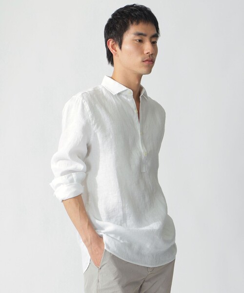 「ECOALF」 長袖シャツ M ホワイト メンズ_画像2