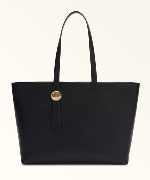 FURLA 黒レザートートバッグ FURLA 黒 レザー トートバッグ