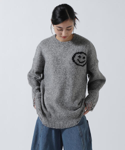 MICALLE MICALLE（ミカーレミカーレ） MICALLE MICALLE（ミカーレミカーレ） ニット セーター マイルダメージ