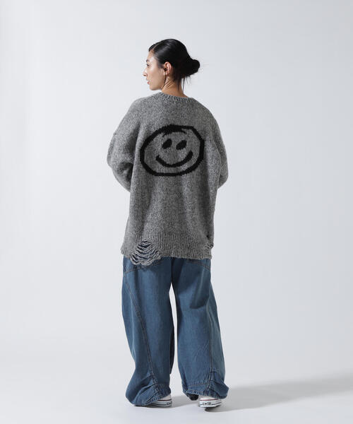 MICALLE MICALLE（ミカーレミカーレ） ニット セーター マイルダメージ