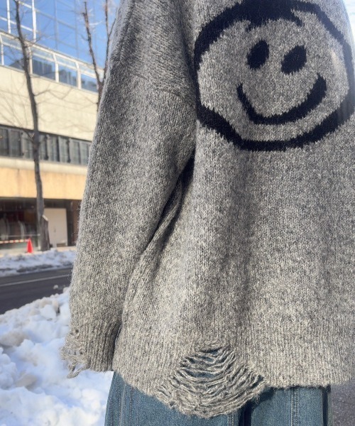 MICALLE MICALLE（ミカーレミカーレ） ニット セーター マイルダメージ