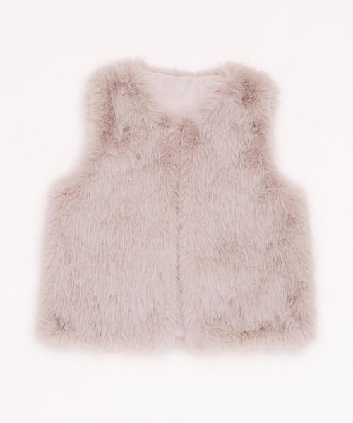 dispark ベスト ジレ DISPARK/「25年秋冬新作」フェイクファーベスト